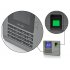 Fingerprint time attendance system with 2 8 Inch LCD Screen  USB flash drive download for software free usage and personal data query