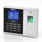 Fingerprint time attendance system with 2 8 Inch LCD Screen  USB flash drive download for software free use and 10 included RFID Cards