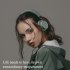Fingertime P3 Noise Canceling Headset Stereo Hifi Headphones Wireless Gaming Headphones with Mic Green