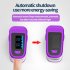 Fingertip Pulse Oximeter Blood Oxygen Saturation Monitor purple