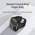 Fingertip Remote Control Bluetooth Camera Shutter Video Controller Page Turner For Tiktok black