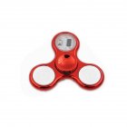 Fingertip  Spinner  Toy Metal Led Light Flashing Finger Toy Hand Anxiety Stress Reducer Toy Red