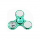 Fingertip  Spinner  Toy Metal Led Light Flashing Finger Toy Hand Anxiety Stress Reducer Toy Green