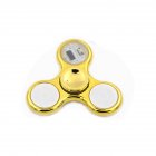 Fingertip  Spinner  Toy Metal Led Light Flashing Finger Toy Hand Anxiety Stress Reducer Toy Golden
