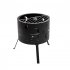 Firewood Stove  Compact Iron Wood Stove  Portable Windproof Wood Burning Stove  Outdoor Camping Heating Charcoal Stove For Picnic BBQ Boils Tea as picture show