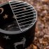 Firewood Stove  Compact Iron Wood Stove  Portable Windproof Wood Burning Stove  Outdoor Camping Heating Charcoal Stove For Picnic BBQ Boils Tea as picture show
