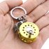 Fish  Reel   Keychain Golden Fisherman Spinning Fishing Reel Charactor Miniature Drum reel pendant