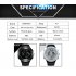 Fishing Barometer Watch FR722A 5ATM Waterproof  Barometer  Altimeter  Thermometer  Weather Forecast  Sliver 