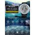 Fishing Barometer Watch FR722A 5ATM Waterproof  Barometer  Altimeter  Thermometer  Weather Forecast  Sliver 