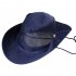 Fishing Climbing Hat Outdoor Camping Sunblock Mesh Hat with Big Brim Camouflage Hat Travel Sun Hat Bucket Hat Navy M