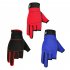 Fishing Gloves 3 Cut Fingers Windproof Cold Weather Warm Non slip Anti sweat Breathable Motorcycle Cycling Gloves For Photography Ski Driving Men Women red