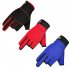 Fishing Gloves 3 Cut Fingers Windproof Cold Weather Warm Non slip Anti sweat Breathable Motorcycle Cycling Gloves For Photography Ski Driving Men Women red