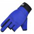 Fishing Gloves 3 Cut Fingers Windproof Cold Weather Warm Non slip Anti sweat Breathable Motorcycle Cycling Gloves For Photography Ski Driving Men Women red