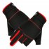 Fishing Gloves 3 Cut Fingers Windproof Cold Weather Warm Non slip Anti sweat Breathable Motorcycle Cycling Gloves For Photography Ski Driving Men Women red