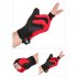 Fishing Gloves 3 Cut Fingers Windproof Cold Weather Warm Non slip Anti sweat Breathable Motorcycle Cycling Gloves For Photography Ski Driving Men Women red