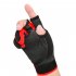 Fishing Gloves 3 Cut Fingers Windproof Cold Weather Warm Non slip Anti sweat Breathable Motorcycle Cycling Gloves For Photography Ski Driving Men Women red