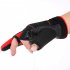 Fishing Gloves 3 Cut Fingers Windproof Cold Weather Warm Non slip Anti sweat Breathable Motorcycle Cycling Gloves For Photography Ski Driving Men Women red