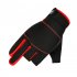 Fishing Gloves 3 Cut Fingers Windproof Cold Weather Warm Non slip Anti sweat Breathable Motorcycle Cycling Gloves For Photography Ski Driving Men Women black