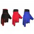 Fishing Gloves 3 Cut Fingers Windproof Cold Weather Warm Non slip Anti sweat Breathable Motorcycle Cycling Gloves For Photography Ski Driving Men Women black