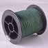 Fishing Line Powerful Braided Wire Strong 20lb 30lb 40lb Multifilament Fiber Line Moss green