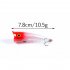 Fishing Lure 7 8cm 10 5g Topwater Wobbler Artificial Hard Bait with Feather Hook 6 