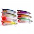 Fishing Lure 7 8cm 10 5g Topwater Wobbler Artificial Hard Bait with Feather Hook 5 