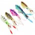 Fishing Lure Double Hook Squid Bait Glow in the dark Baits 15cm60g Simulated False Bait Deep Sea Soft Bait A1006  with lead 15cm  octopus bait 