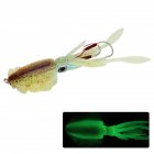 Fishing Lure Double Hook Squid Bait Glow-in-the-dark Baits 15cm60g Simulated False Bait Deep Sea Soft Bait A1051# with lead_15cm (octopus bait)