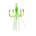 Fishing Lure Luminous 5cm Octopus Lure and Four hooks Fishing Accessories for Sea Fishing 18 Luminous four hooks   Luminous octopus