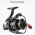 Fishing Reel Folding Rocker Arm Sea Fishing Rod Spinning Wheel Fishing Accessories AC4000 Wooden handle 