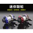 Fishing Reel Mini Metal Bait Casting Spinning Boat Ice Fishing Reel with Fishing Line Red ice wheel