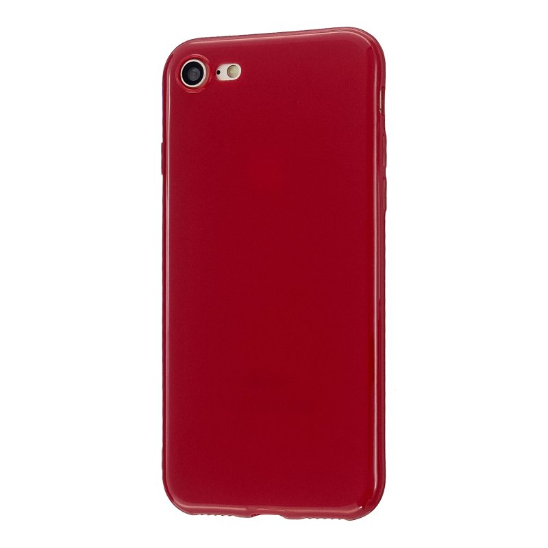 For iPhone 5/5S/SE/6/6S/6 Plus/6S Plus/7/8/7 Plus/8 Plus Cellphone Cover Soft TPU Bumper Protector Phone Shell Rose red