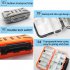 Fishing Storage Box Waterproof Fishing Lure Gear Accessories Medium orange