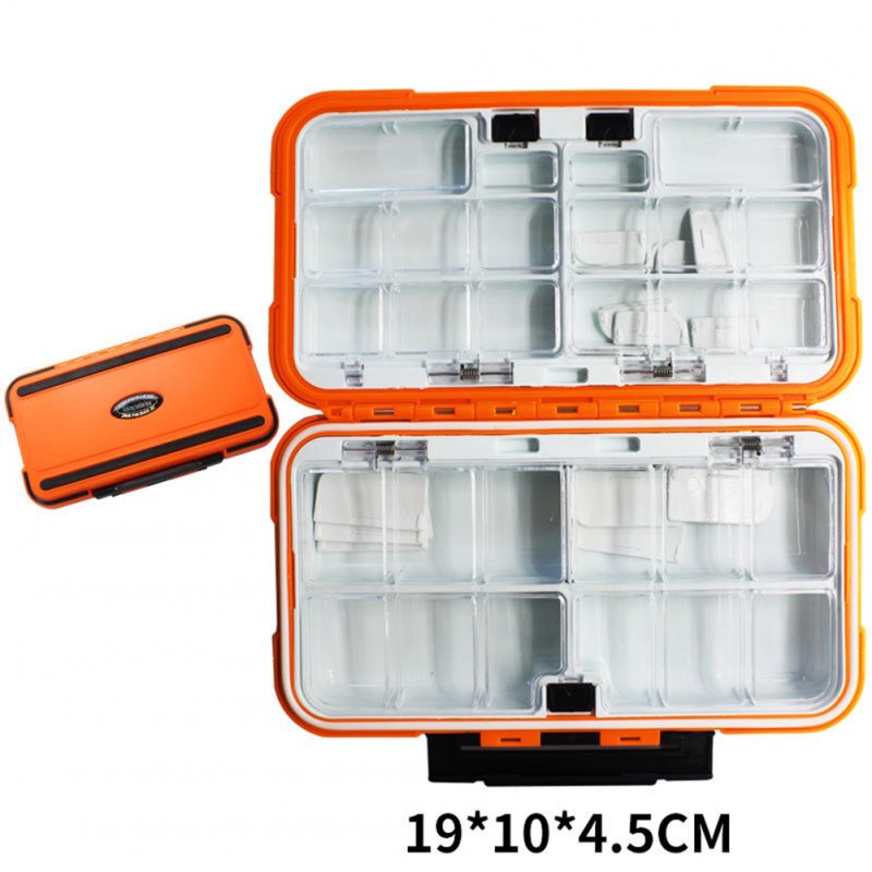 Wholesale Fishing Storage Box Waterproof Fishing Lure Gear Accessories  Large orange From China