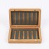 Fishing Tackle Box Wooden Bamboo Fly Fishing Bait Box Medium checks