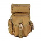 Fishing Tackle Storage Bag Fishing Backpack for Outdoor Gear Storage Tackle Bag Waterproof Outdoor legs Bag  3 Khaki