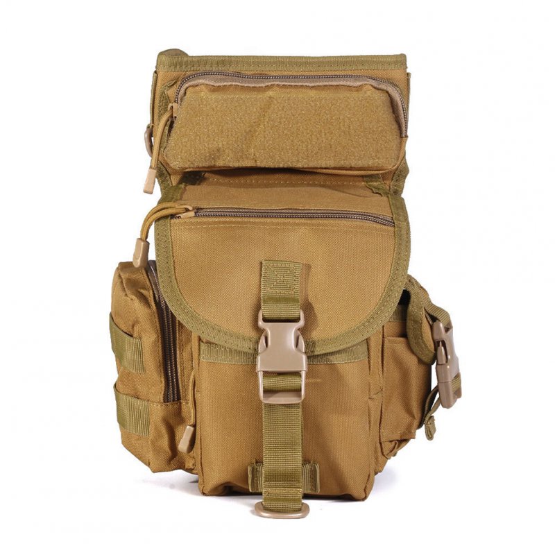 Fishing Tackle Storage Bag Fishing-Backpack for Outdoor Gear Storage Tackle Bag Waterproof Outdoor legs Bag  3#Khaki
