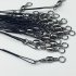 Fishing Tools Fishing Line Steel Wire Leader With Swivel And Snap 20Pcs Pack