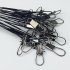 Fishing Tools Fishing Line Steel Wire Leader With Swivel And Snap 20Pcs Pack