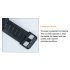 Fishing barometer watch 5ATM waterproof barometer  altimeter  thermometer  weather forecast  Black 