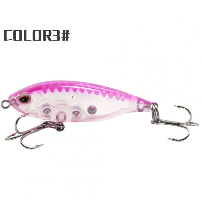 Fishing lure Mini Pencil 4.5cm/3.3g ABS Fishing Tiny Lure Floating Sinking Action Small fishing bait 3# pink back