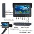 Fishing underwater camera set with fish finder camera  4 3 inch LCD screen  battery pack and carrying case   Fishing just became a whole lot easier