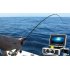 Fishing underwater camera set with fish finder camera  7 inch LCD screen  battery pack and carrying case   Record underwater with this great set
