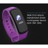 Fitness Bracelet Smart Watch Wristband Pedometer Heart Rate Monitor Activity Tracker smart bracelet purple