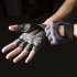 Fitness Half Finger Gloves For Men Women Mesh Breathable Thin Sports Gloves For Gym Sports Cycling black XL