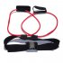 Fitness Women Booty Butt Band Resistance Bands Adjustable Waist Belt Pedal Exerciser for Glutes Muscle Workout red 20LB