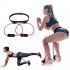 Fitness Women Booty Butt Band Resistance Bands Adjustable Waist Belt Pedal Exerciser for Glutes Muscle Workout red 20LB