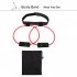 Fitness Women Booty Butt Band Resistance Bands Adjustable Waist Belt Pedal Exerciser for Glutes Muscle Workout red 20LB