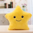 Five-pointed Star Shape Colorful Lighting Music Throw Pillow for Girlfriend