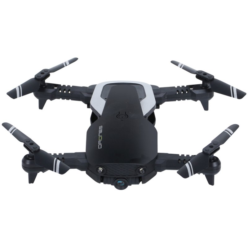 Fixd Aircraft Drone Foldable RC drone 2.4G 4CH 360 Degree Flip 0.3MP/2.0MP HD Camera RC Quadcopter VS E511 E511s Mavic Air E58 2.0MP 1 battery (with optical flow) black